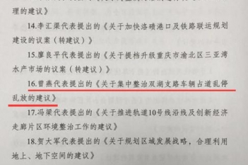 党委副书记、副院长曾燕作为渝北区人大代表，荣膺2018年度区人大代表优秀建议