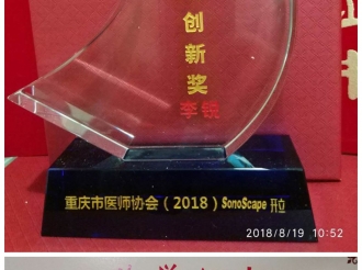 超声科李锐教授被授予“重庆市医师协会优秀超声医师科研创新奖”